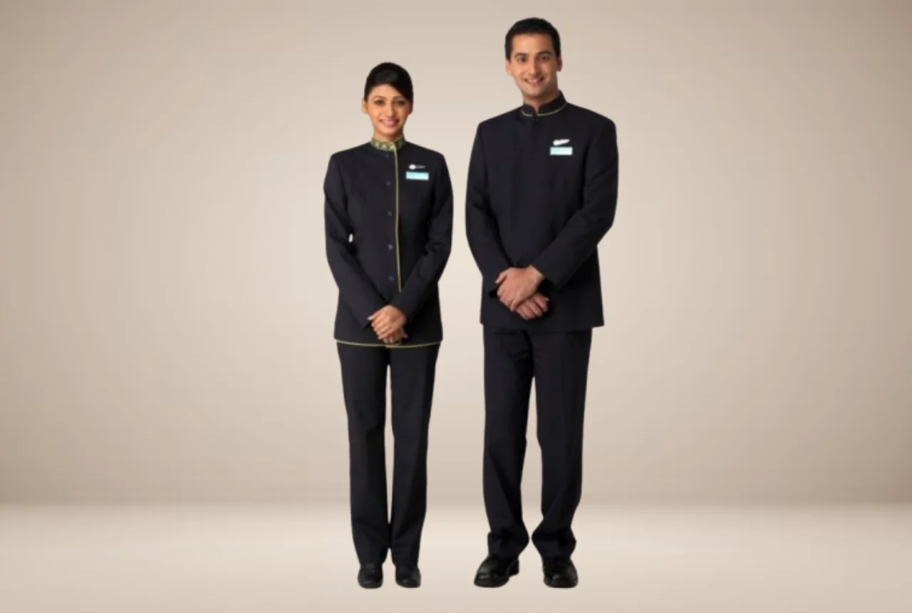 Restaurant and hotel uniform styling for guest experience teams